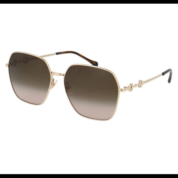 Gucci Sunglasses GG0882SA Gold 002 - Picture 4 of 9